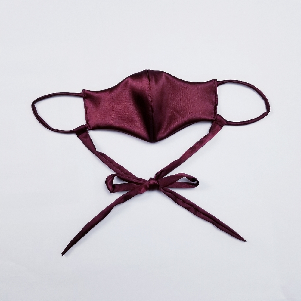Burgundy Face Mask
